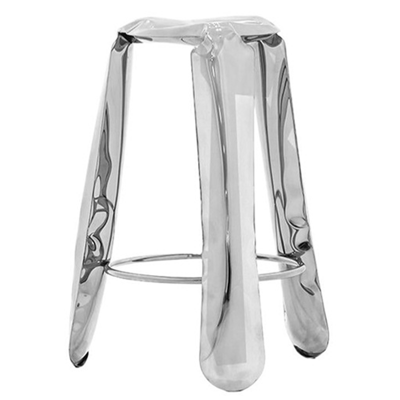 Барный стул Stainless Steel Bar Plopp Stool by Zieta Хром в Санкт-петербурге | Loft Concept 