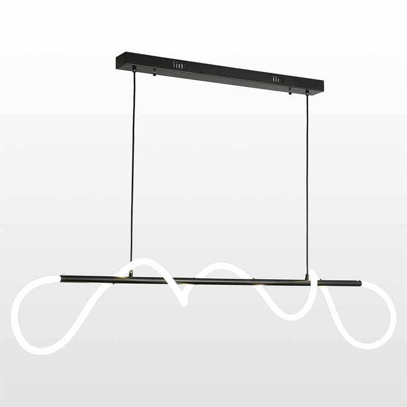 Люстра Luke Lampco Tracer Chandelier Black Line Белый Черный в Санкт-петербурге | Loft Concept 