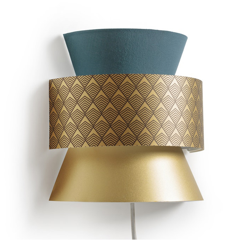 Бра Sconce Blue & Gold Синий Золотой в Санкт-петербурге | Loft Concept 