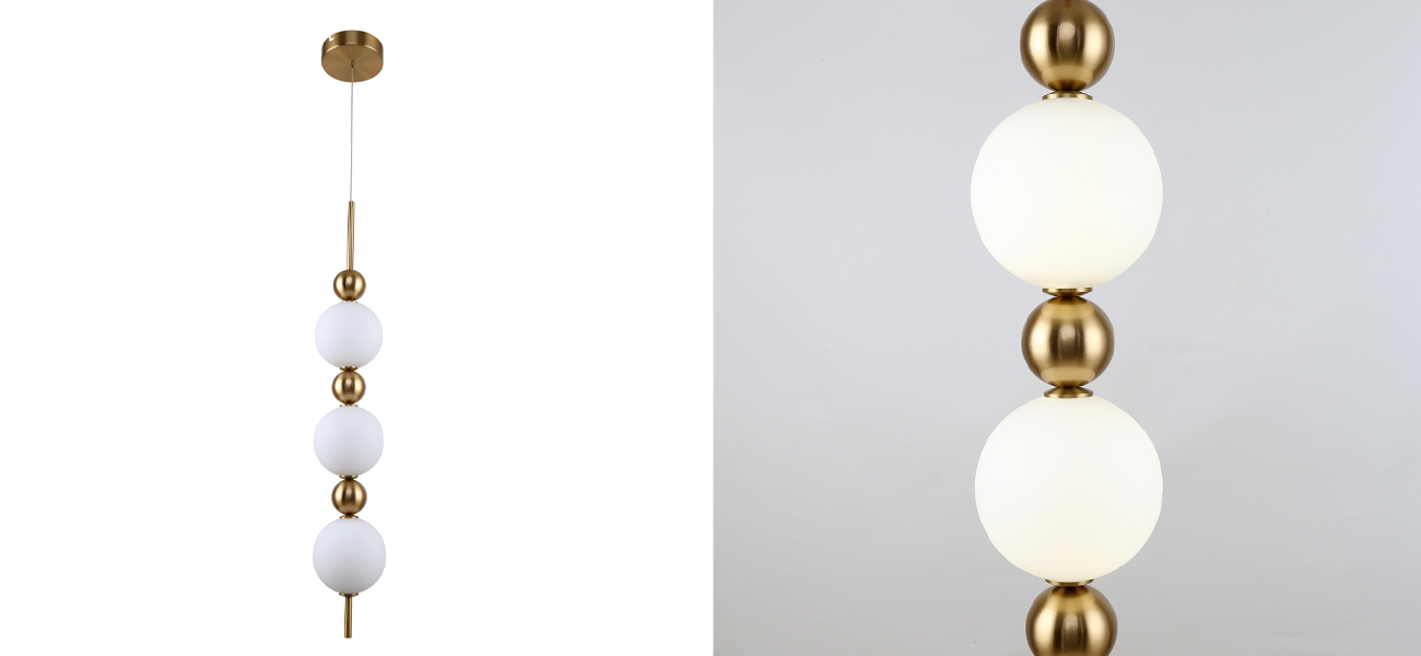 Подвесной светильник PEARLS SUSPENSION 3 Лампы - фото №1