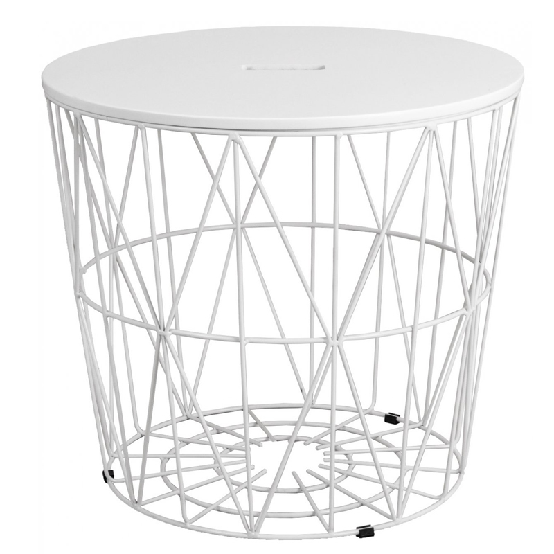 Приставной стол Cambria Side Table white Белый в Санкт-петербурге | Loft Concept 