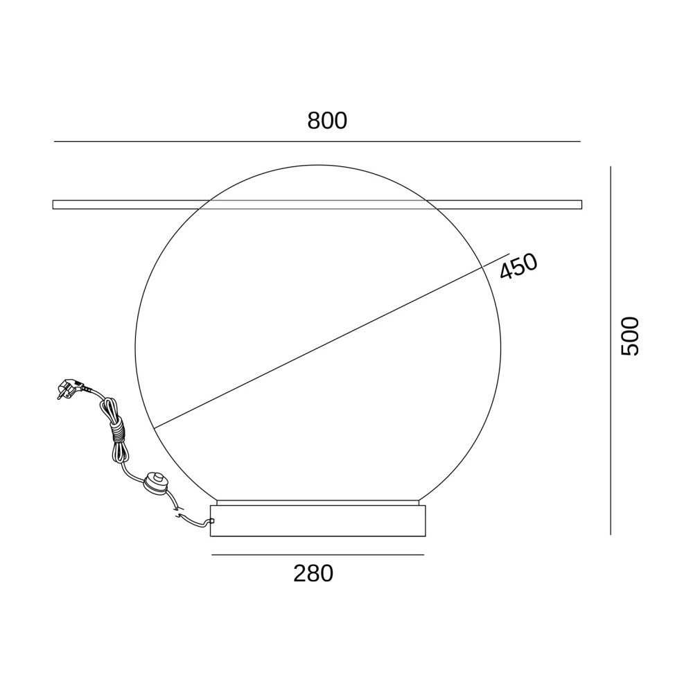 Торшер - журнальный стол Cryptocrystalline Stone в Санкт-петербурге