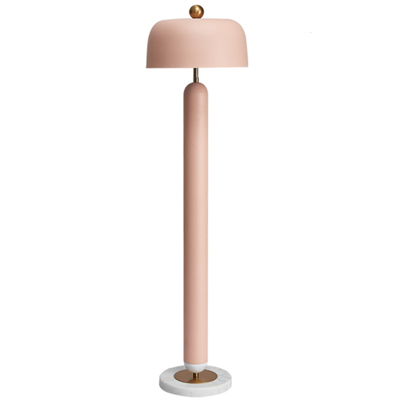 Meet pink Floor lamp Розовый пастельный Латунь в Санкт-петербурге | Loft Concept 