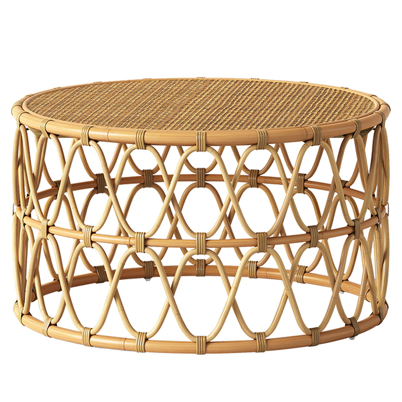 Кофейный стол Lotta Wicker Coffee Table Древесина в Санкт-петербурге | Loft Concept 