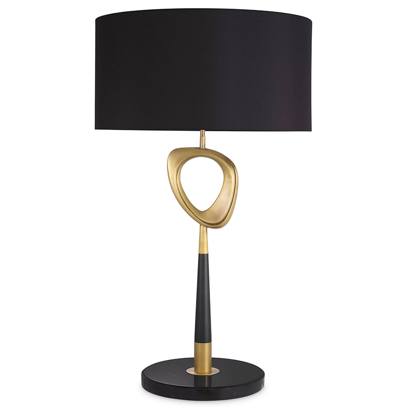 Настольная лампа Eichholtz Table Lamp Celine Латунь Черный в Санкт-петербурге | Loft Concept 