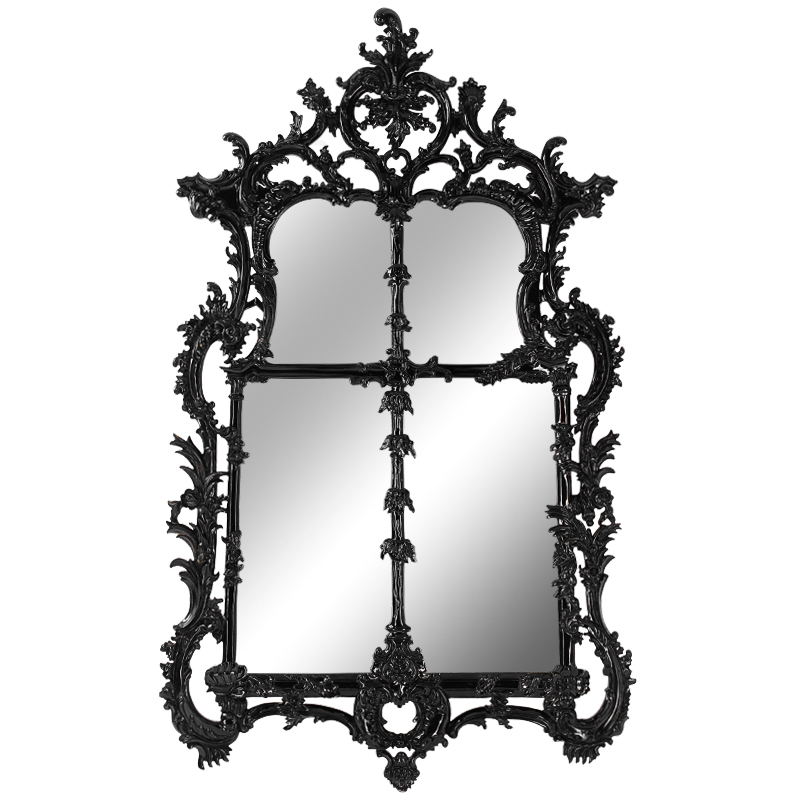 Зеркало Emblemes Mirror Black Wood Черный в Санкт-петербурге | Loft Concept 