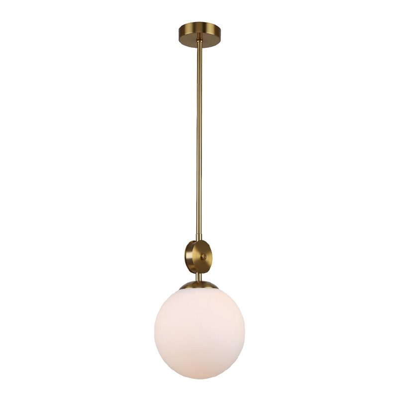 Подвесной светильник Kyran Bronze Hanging Lamp Бронза Белый в Санкт-петербурге | Loft Concept 