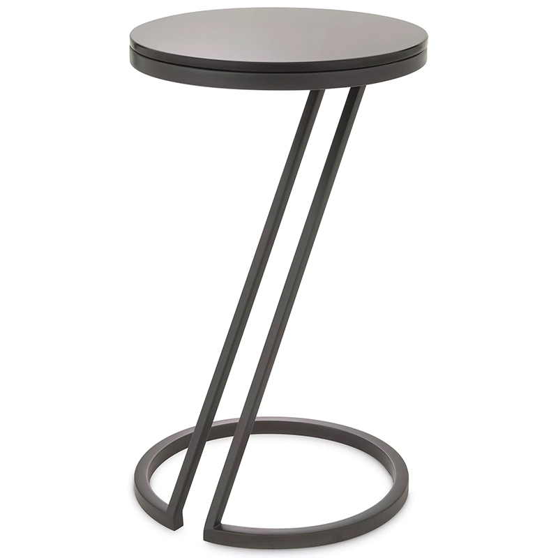 Приставной стол Eichholtz Side Table Falcone Black Черный в Санкт-петербурге | Loft Concept 