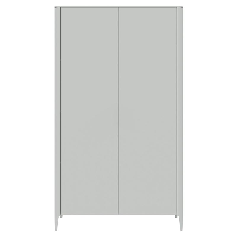 Шкаф двухстворчатый светло-серый Type Светло-серый в Санкт-петербурге | Loft Concept 