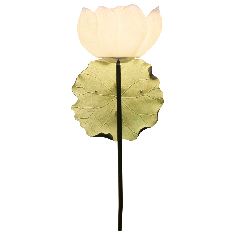 Бра White Lotus Flower Sconce Белый Зеленый шалфей в Санкт-петербурге | Loft Concept 