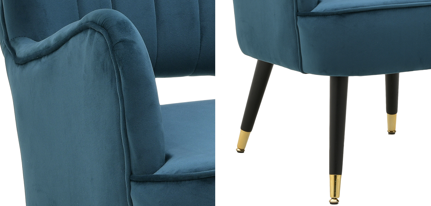 Кресло Drummond Armchairs Blue - фото