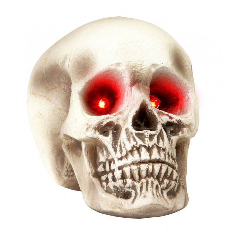 Аксессуар HALLOWEEN Skull Red Eyes Серый в Санкт-петербурге | Loft Concept 