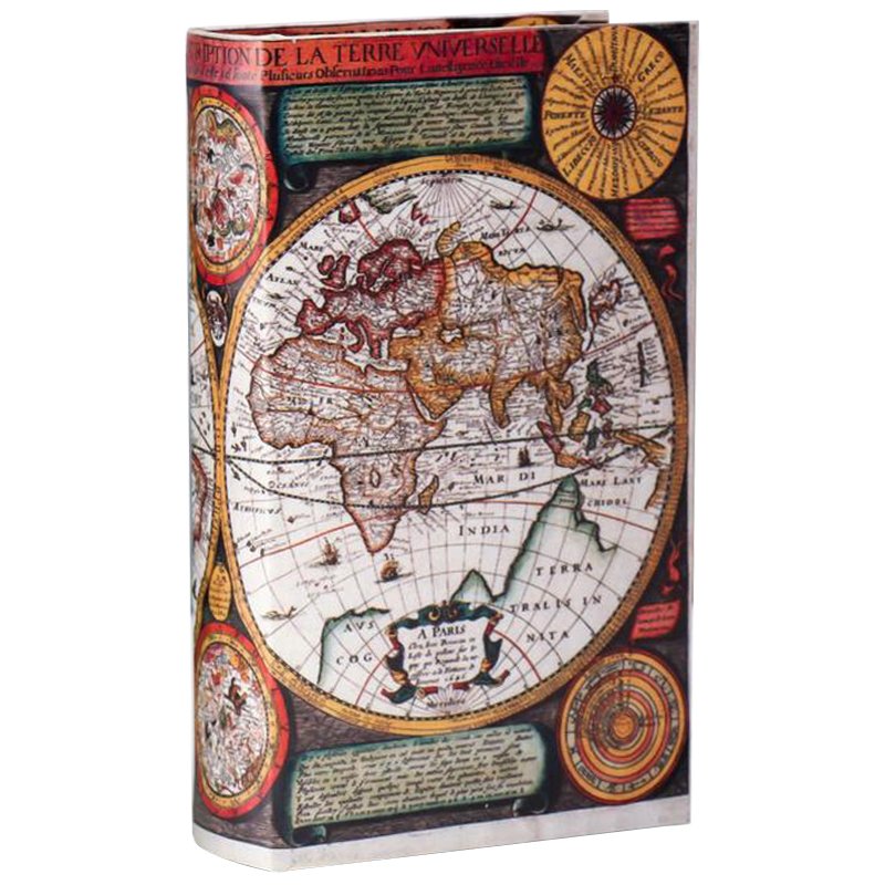 Шкатулка-книга Map of The World Book Box Мульти в Санкт-петербурге | Loft Concept 