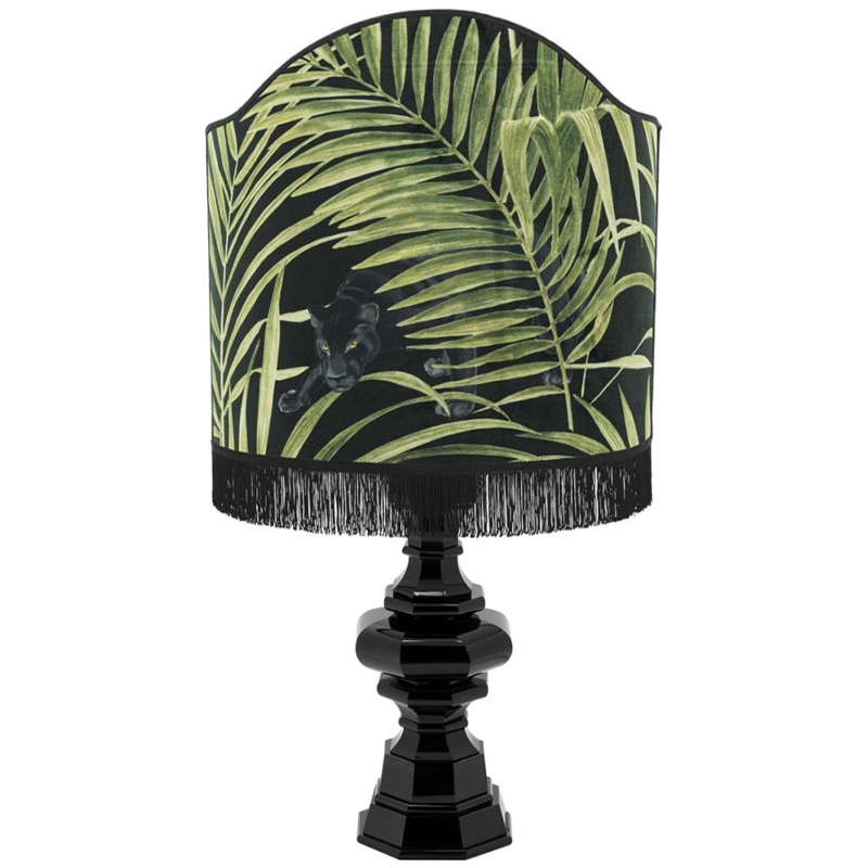 Настольная лампа Table Lamp Empire Scudo Black Green Черный Зеленый в Санкт-петербурге | Loft Concept 