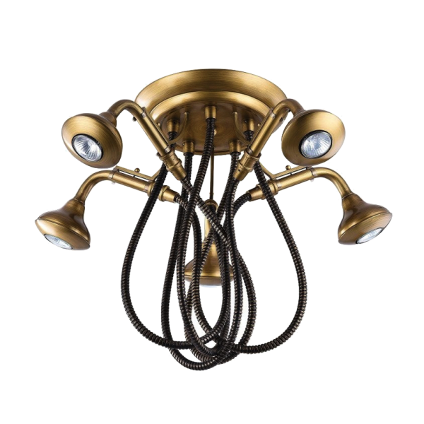 Потолочный светильник Octopus Hose Pendant  в Санкт-петербурге | Loft Concept 