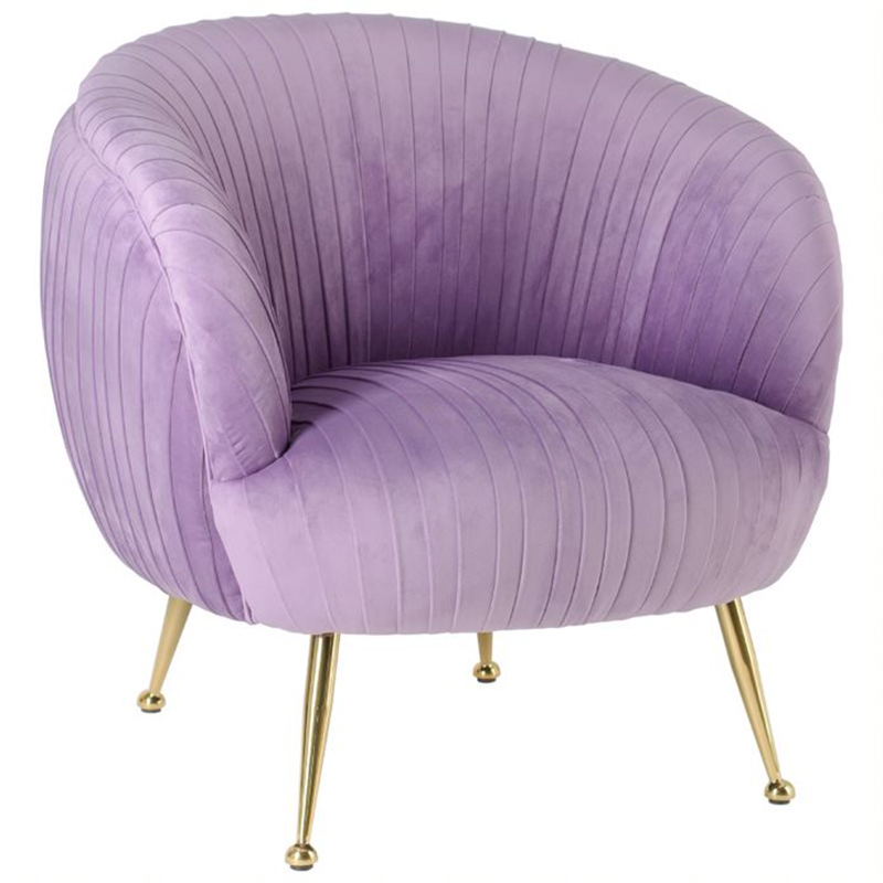 Кресло SOUFFLE CHAIR lilac Сиреневый матовое золото в Санкт-петербурге | Loft Concept 