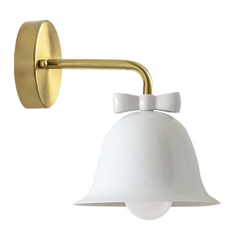 Бра Колокольчик Bell with Bow White Wall Lamp Белый Белый Красный Морская синь Золотой в Санкт-петербурге | Loft Concept 