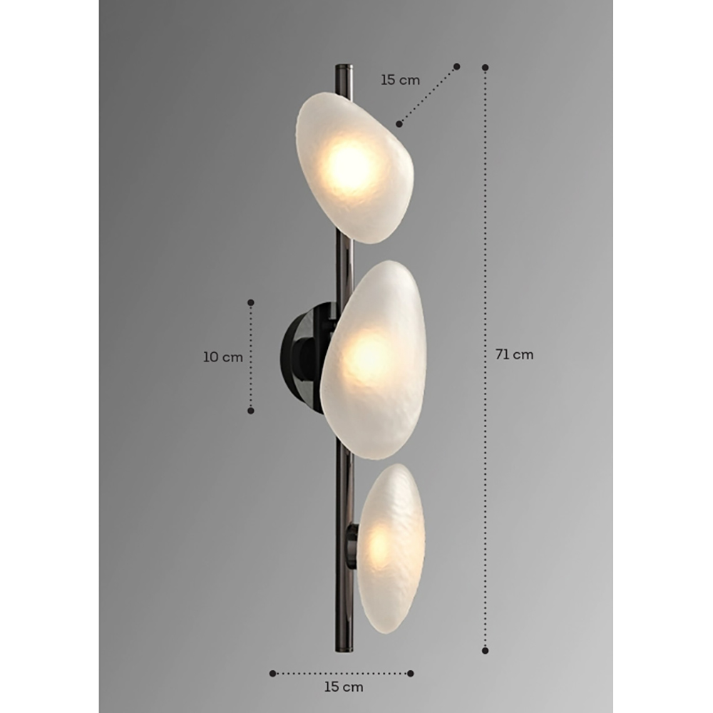 Бра LINDIS FROST LONG WALL 3 лампы Молочное стекло  в Санкт-петербурге