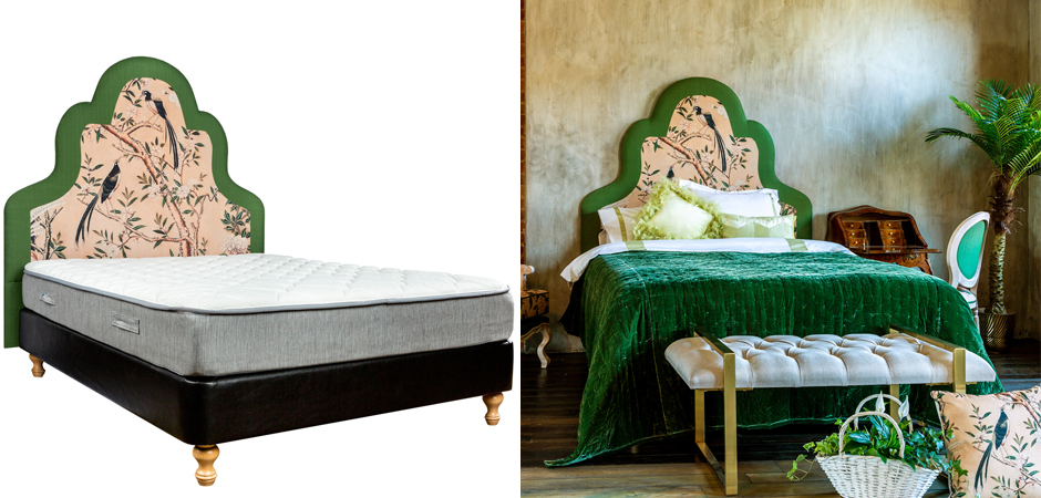 Изголовье для кровати Beige and Green Chinoiserie - Loft-Concept в Санкт-петербурге