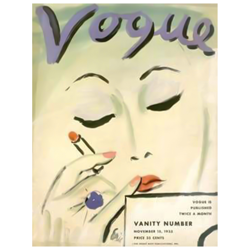 Постер Vogue Cover 1933 November  в Санкт-петербурге | Loft Concept 