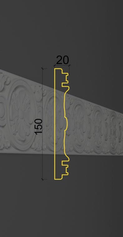 Молдинг с орнаментом MO-22 в Санкт-петербурге