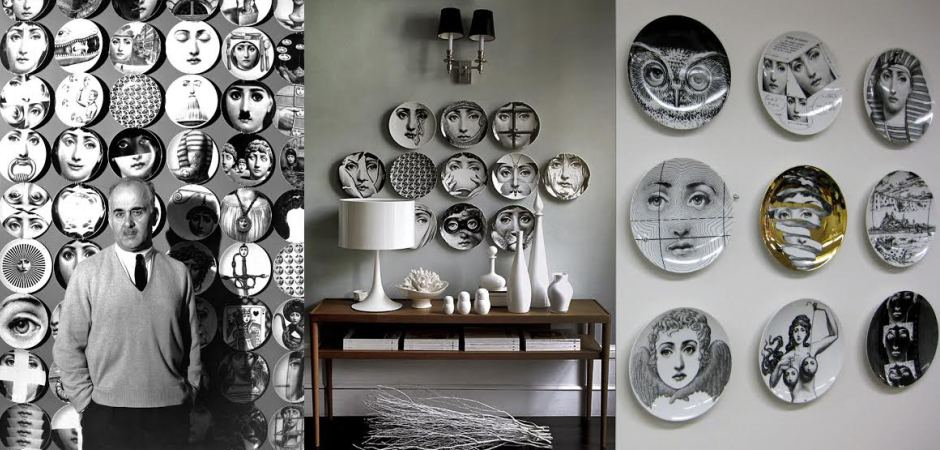 Декоративная тарелка Fornasetti 30.CR.BW.R01-193 - Loft-Concept в Санкт-петербурге