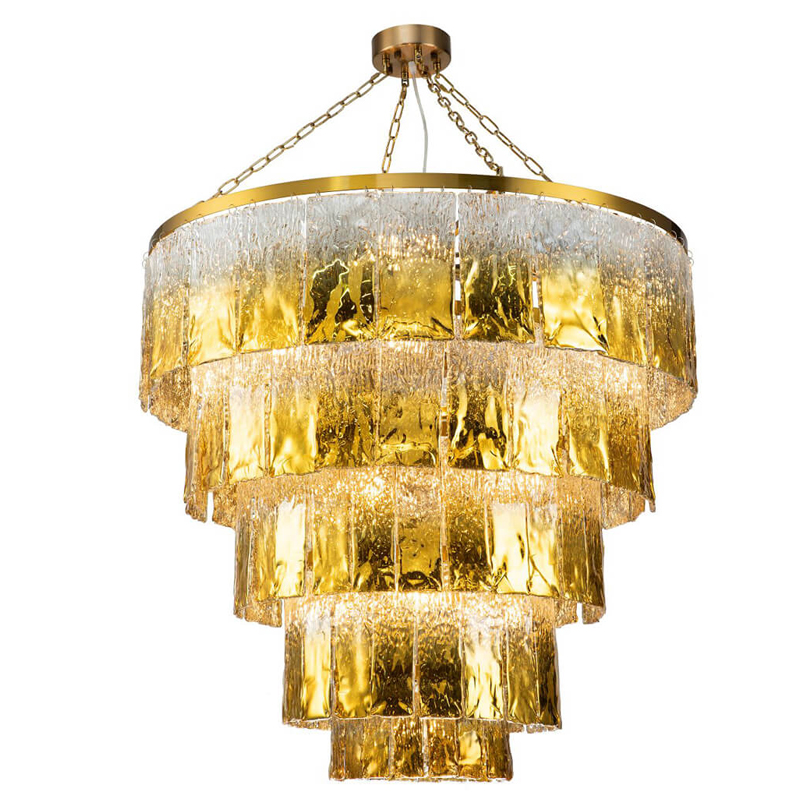 Люстра Golden Ombre Chandelier 100 Золотой в Санкт-петербурге | Loft Concept 