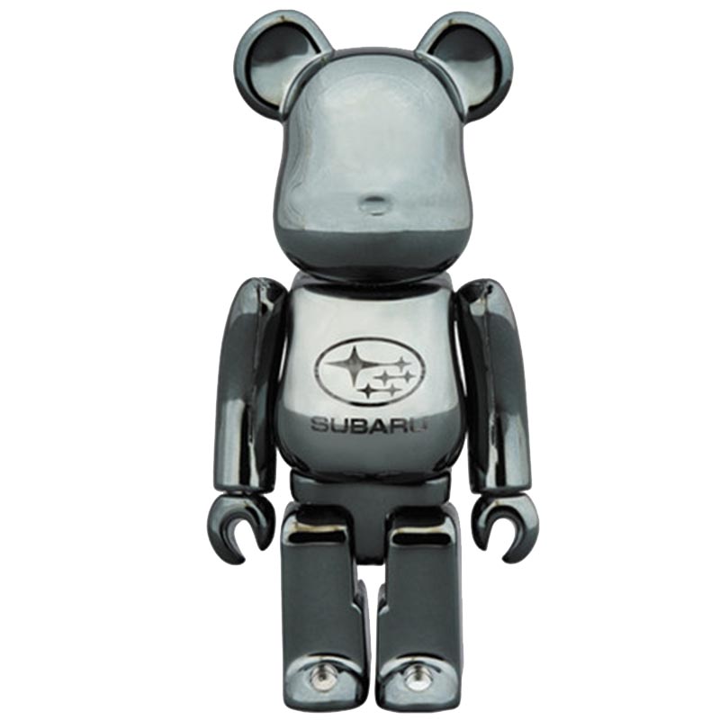 Статуэтка Bearbrick Subaru Темный хром в Санкт-петербурге | Loft Concept 