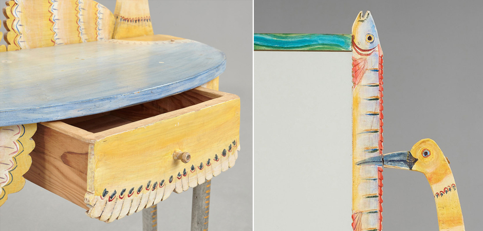 Туалетный Столик Painted Wood Dressing Table - Loft-Concept в Санкт-петербурге