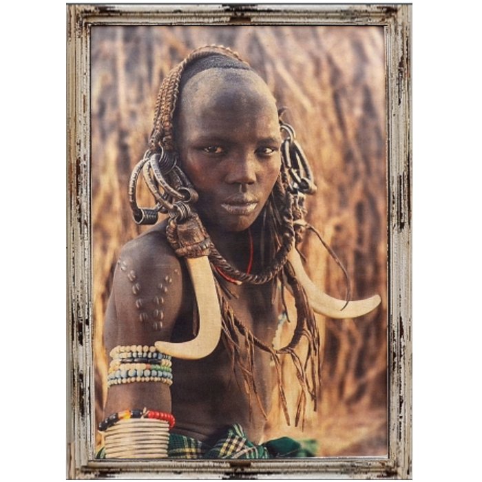 Постер Jovem Mursi  Omo Valley Ethiopia  в Санкт-петербурге | Loft Concept 