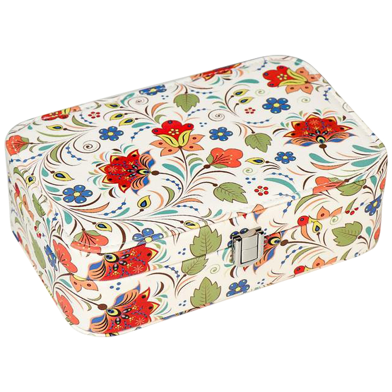 Шкатулка Multicilored Floral Pattern Jewerly Organizer Box Мульти в Санкт-петербурге | Loft Concept 