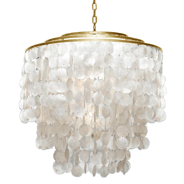 Люстра SHELL Chandelier 65 Золото Белый Золотой Люстра SHELL Chandelier 65 Золото Белый Золотой в Санкт-петербурге | Loft Concept
