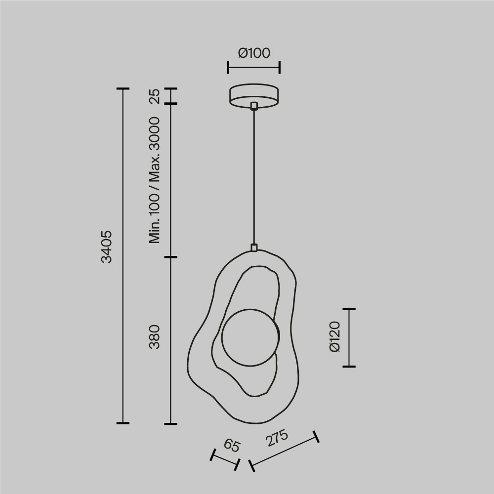 Подвесной светильник Opus в Санкт-петербурге