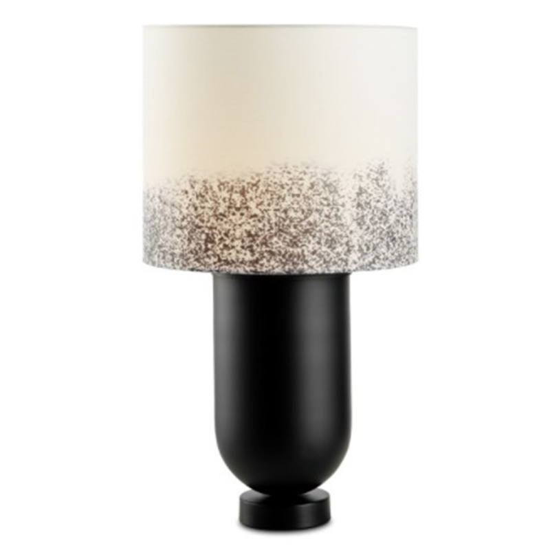 Настольная лампа Adeline Black Table Lamp Черный Белый в Санкт-петербурге | Loft Concept 