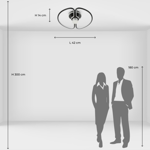 Потолочный светильник черного цвета круглой формы Luke Lampco Tracer Lamp в Санкт-петербурге