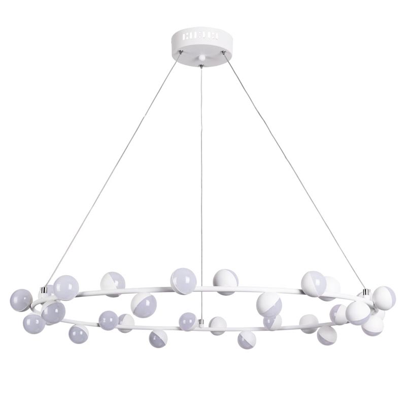 Люстра Vilelme Chandelier white 80 Белый в Санкт-петербурге | Loft Concept 