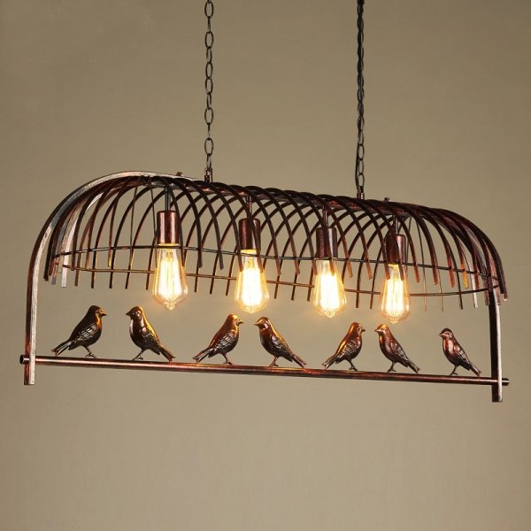 Люстра Bird Trough Pendant Коричневый в Санкт-петербурге | Loft Concept 