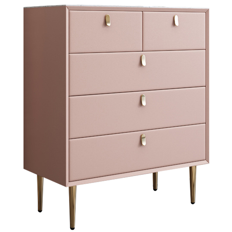 Комод Olson Leather Chest of Drawers 80 Белый Оранжевый Синий Бежевый Светло-серый Розовый в Санкт-петербурге | Loft Concept 