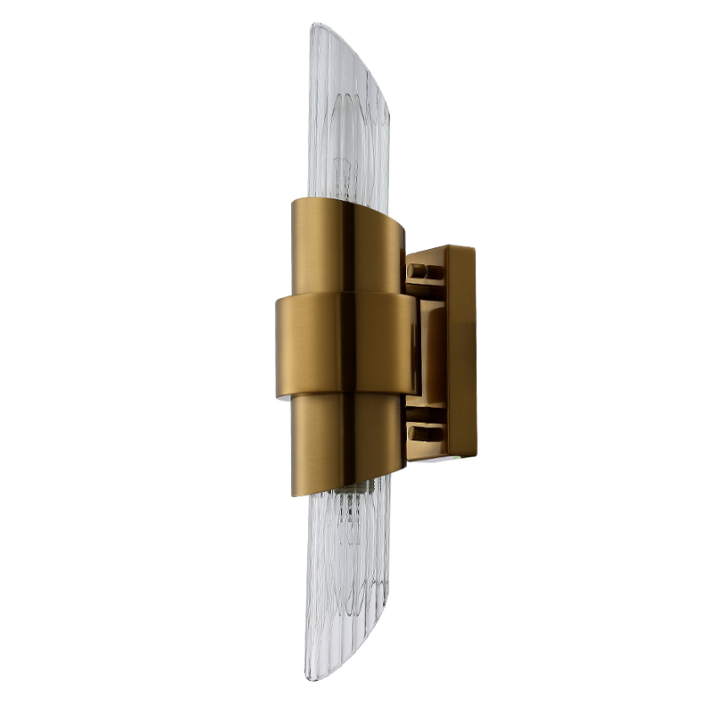 Бра с прозрачным плафоном цилиндрической формы Luxxu Modern Design Бронза Хром Прозрачное Стекло Бра с прозрачным плафоном цилиндрической формы Luxxu Modern Design Бронза Хром Прозрачное Стекло в Санкт-петербурге | Loft Concept