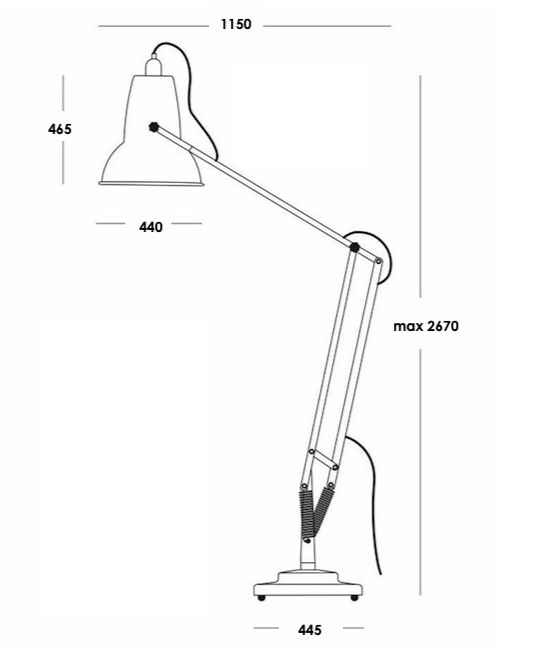 Напольная лампа Anglepoise Giant 1227 Floor Lamp в Санкт-петербурге