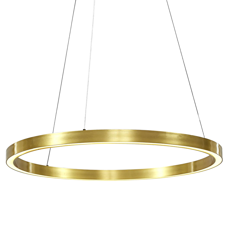 Люстра Ring Gold Horizontal Chandelier Золотой в Санкт-петербурге | Loft Concept 