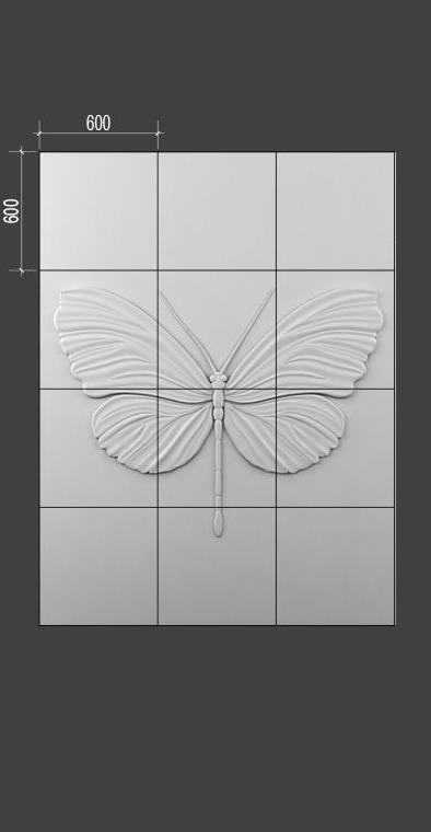 Барельеф BUTTERFLY в Санкт-петербурге