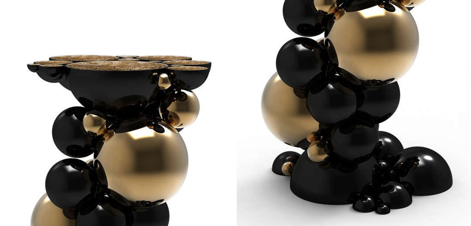 Консоль Newton Console by Boca do Lobo Studio Черный - фото №1