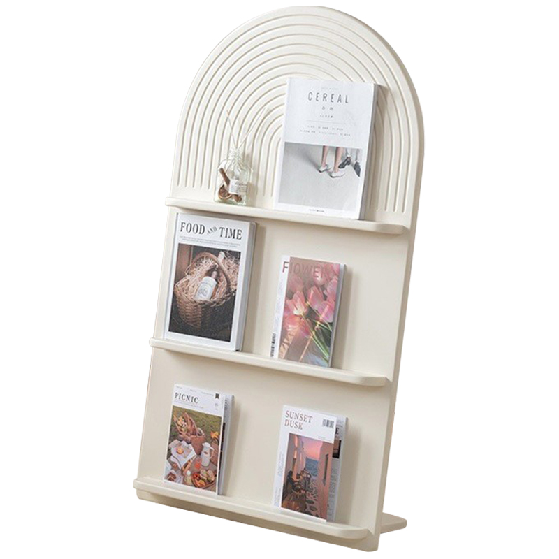 Полка для журналов и книг Syed Arch Shelf Stand ivory ( слоновая кость ) в Санкт-петербурге | Loft Concept 