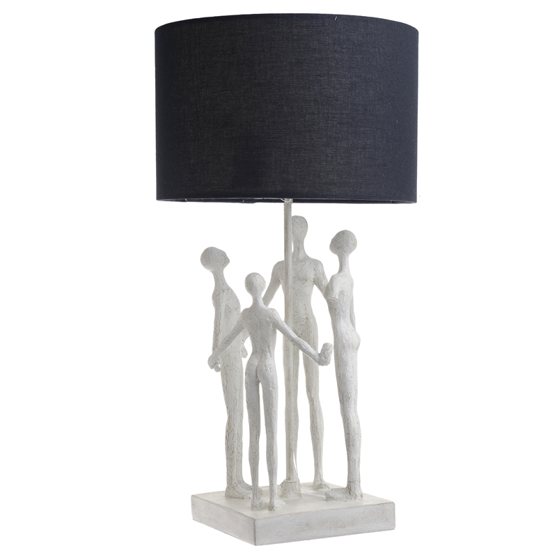 Настольная лампа Holding Hands Table lamp Белый Черный в Санкт-петербурге | Loft Concept 