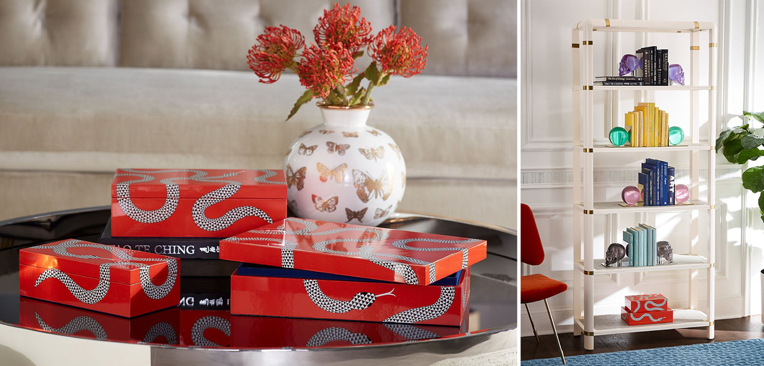 Комплект шкатулок EDEN LACQUER BOX BUNDLE Jonathan Adler - фото №1