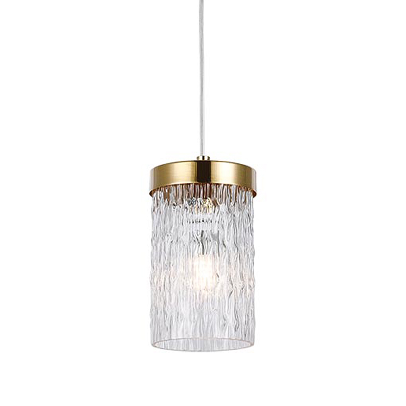 Подвесной светильник Estebe Gold Glass Hanging Lamp Золотой Прозрачный в Санкт-петербурге | Loft Concept 