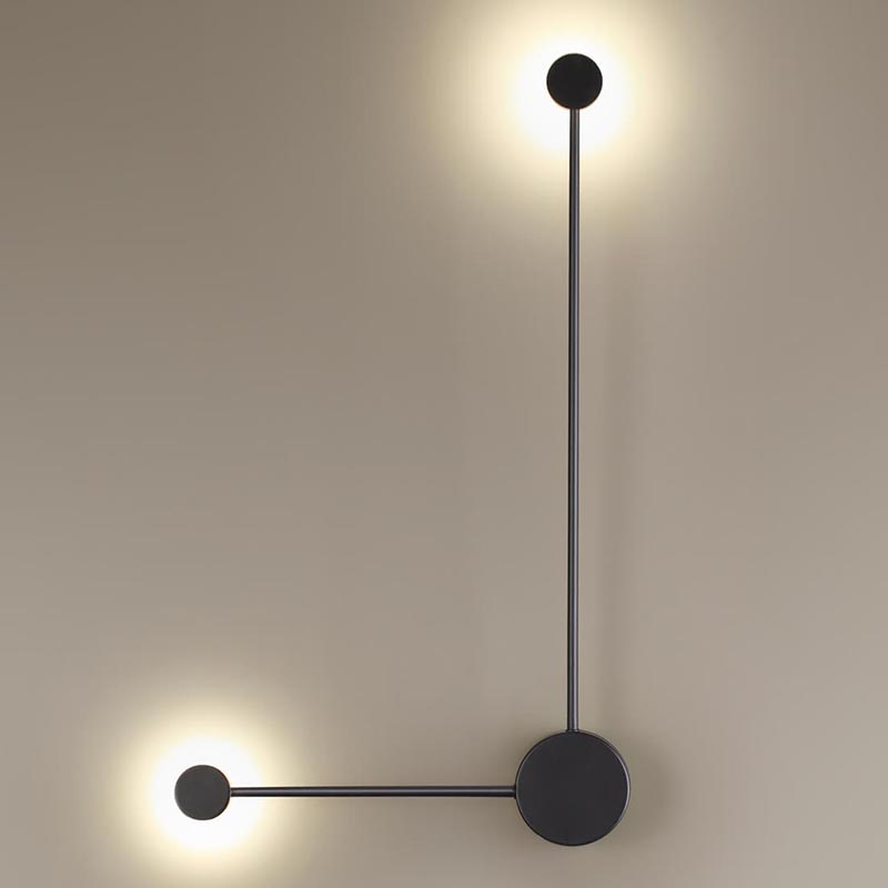 Бра Pin Wall Light Black Angle Черный в Санкт-петербурге | Loft Concept 