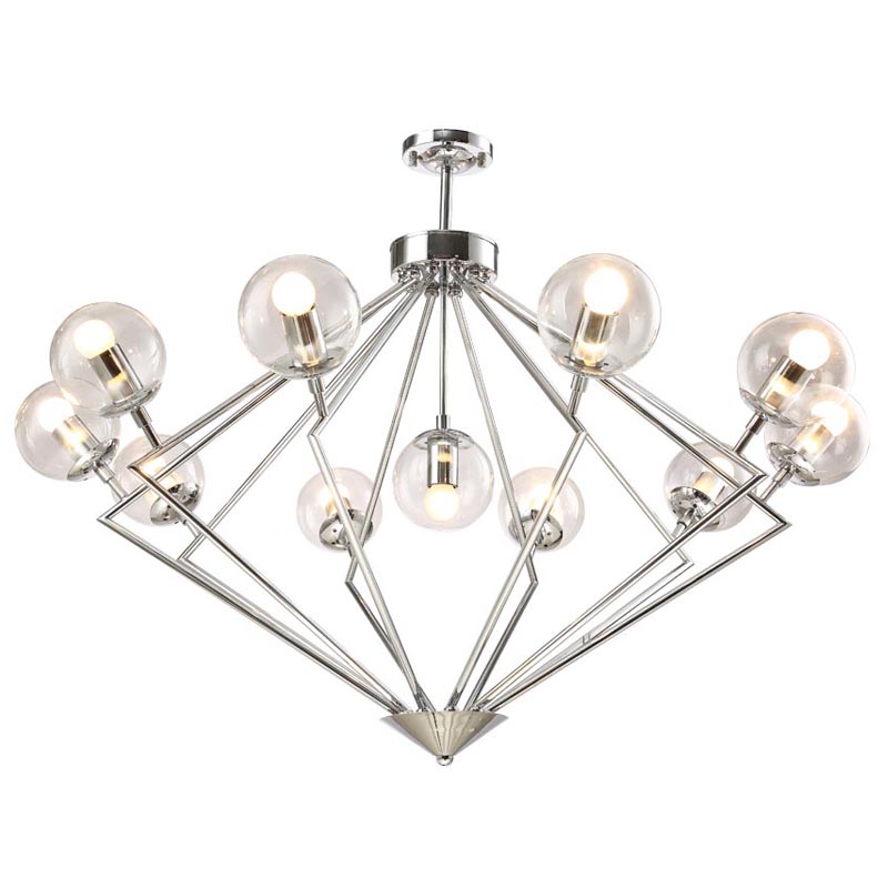 Люстра Liebaud Chandelier 11 lamp Хром в Санкт-петербурге | Loft Concept 