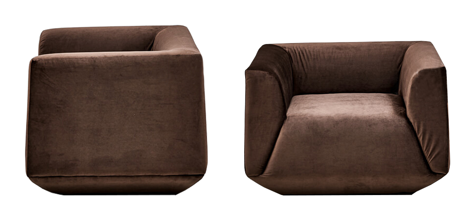 Armchair Cube Brown Большое Кресло Куб Armchair Cube Brown Большое Кресло Куб - Loft-Concept в Санкт-петербурге
